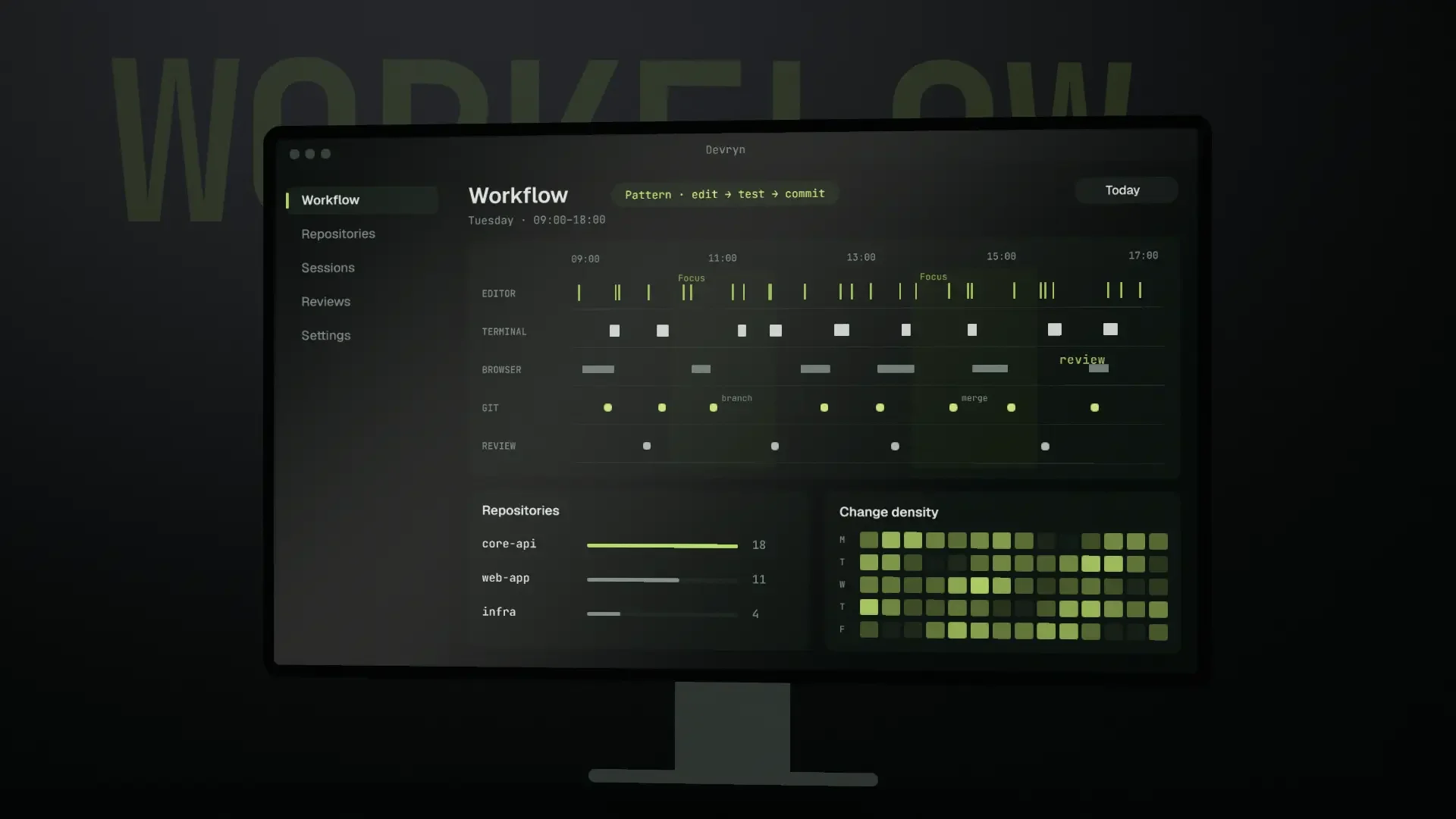 Devryn - interface preview